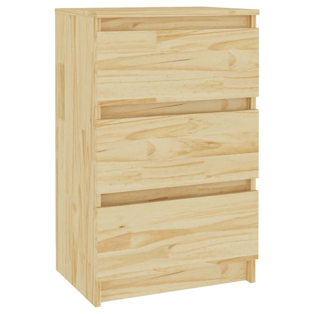 Nattbord 40x29,5x64 cm heltre furu