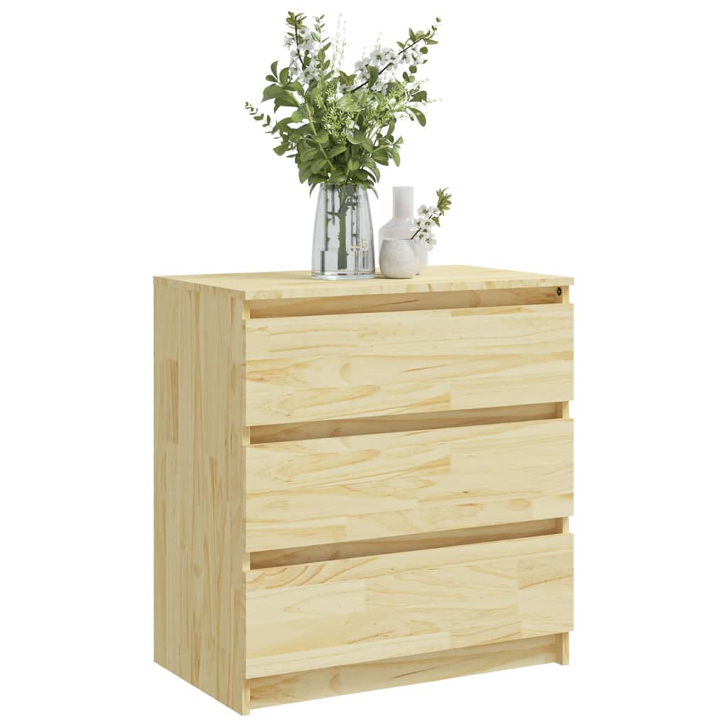 Nattbord 60x36x64 cm heltre furu vidaXL