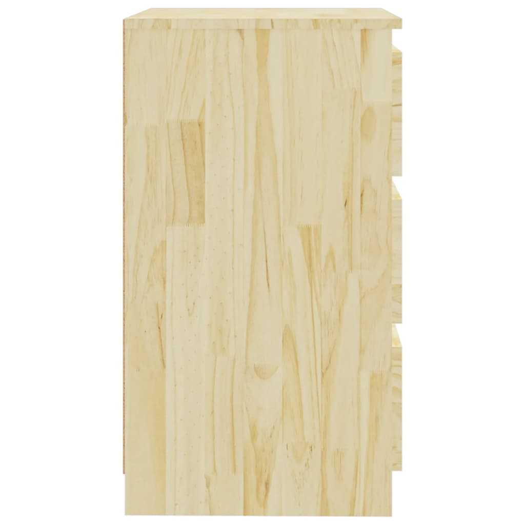Nattbord 60x36x64 cm heltre furu vidaXL