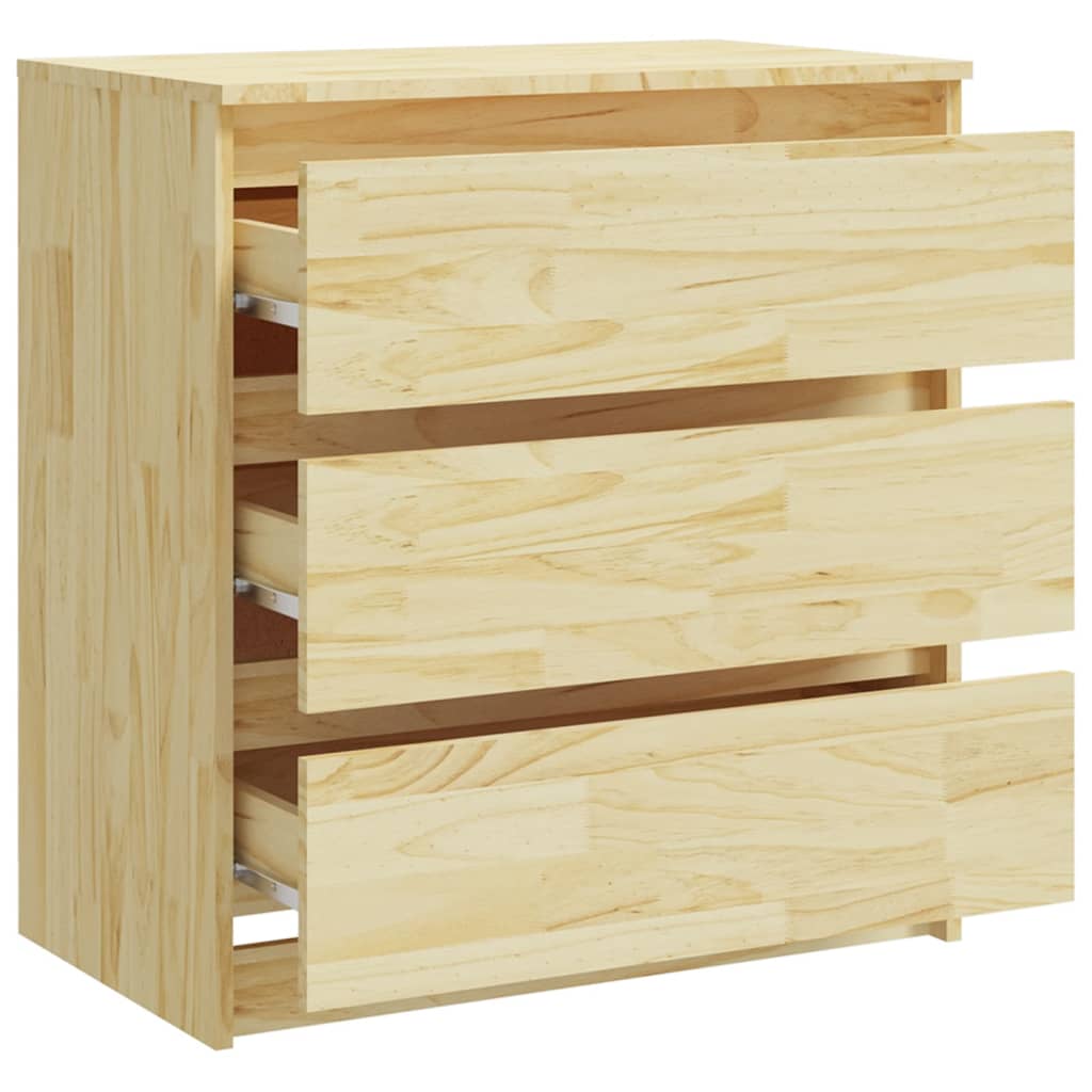 Nattbord 60x36x64 cm heltre furu vidaXL