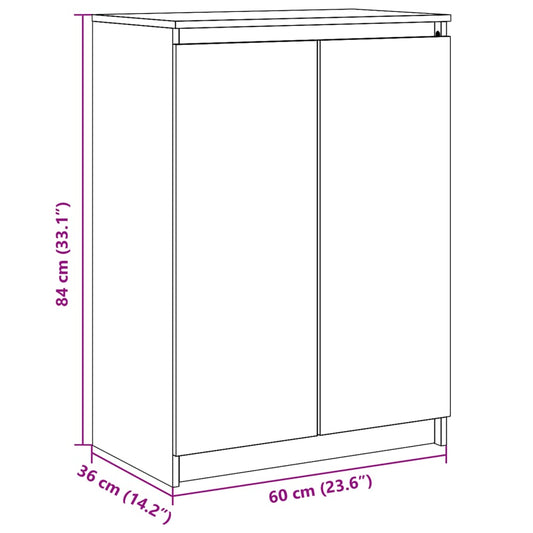 Skjenk 60x36x84 cm heltre furu