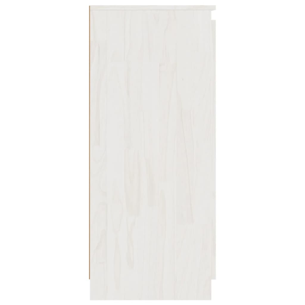 Skjenk 60x36x84 cm heltre furu hvit