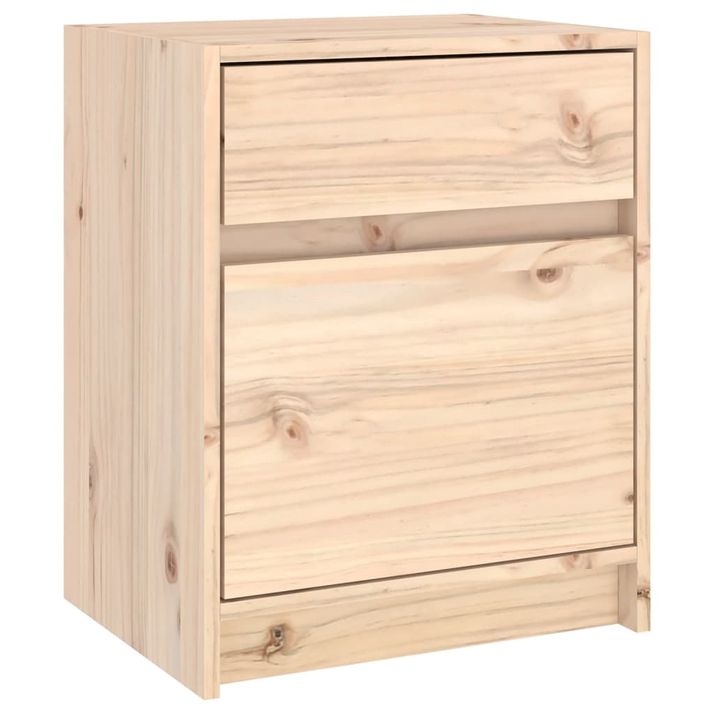 Nattbord 2 stk 40x31x50 cm heltre furu