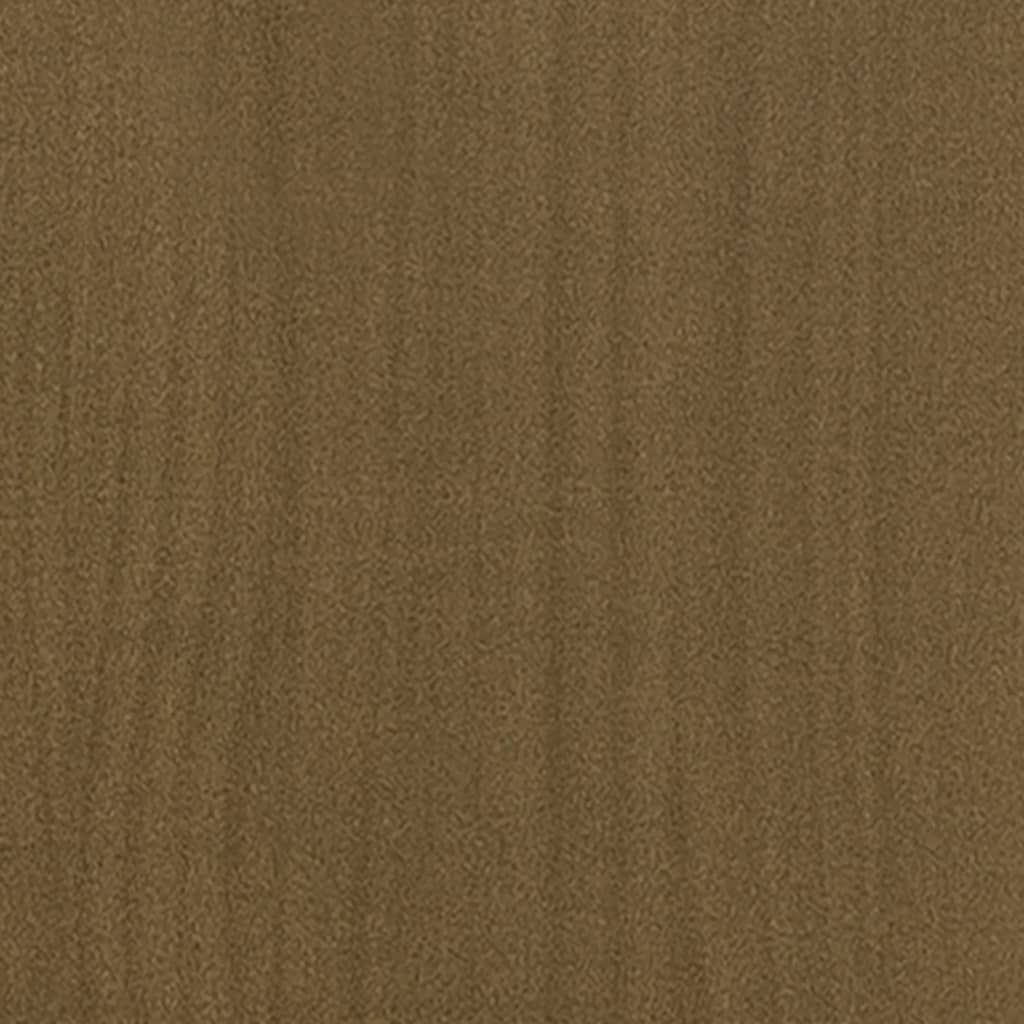 Bokhylle/romdeler 40x30x167,5 cm honningbrun heltre furu