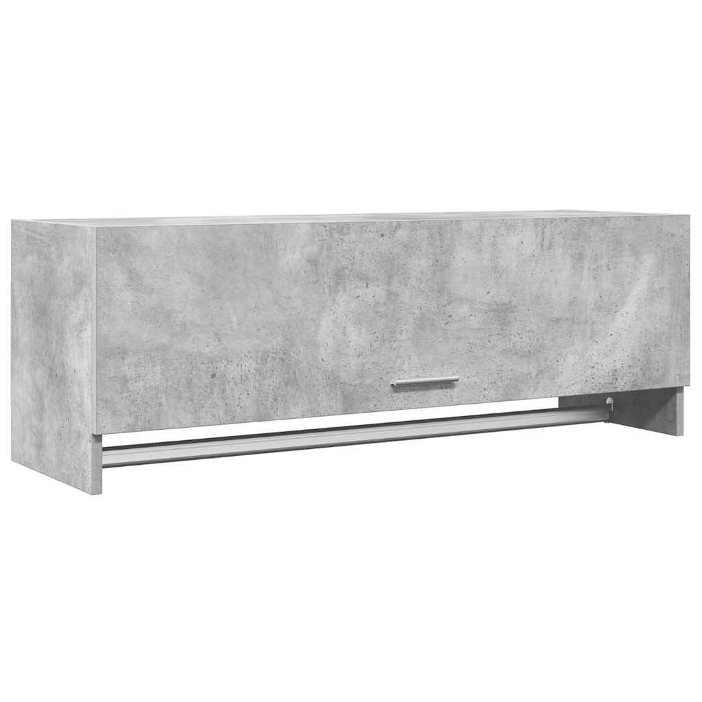 Garderobe betonggrå 100x32,5x35 cm konstruert tre