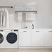 Garderobe betonggrå 100x32,5x35 cm konstruert tre