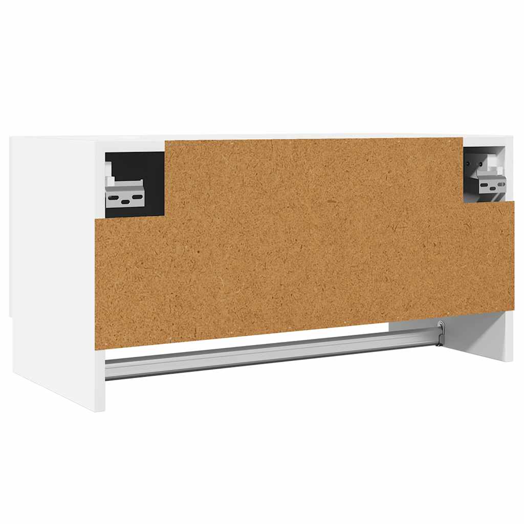 Garderobe hvit 70x32,5x35 cm konstruert tre