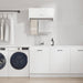 Garderobe hvit 70x32,5x35 cm konstruert tre