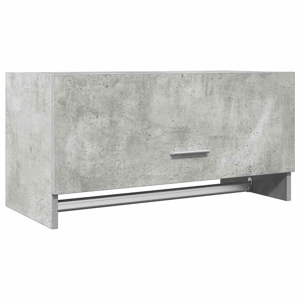 Garderobe betonggrå 70x32,5x35 cm konstruert tre