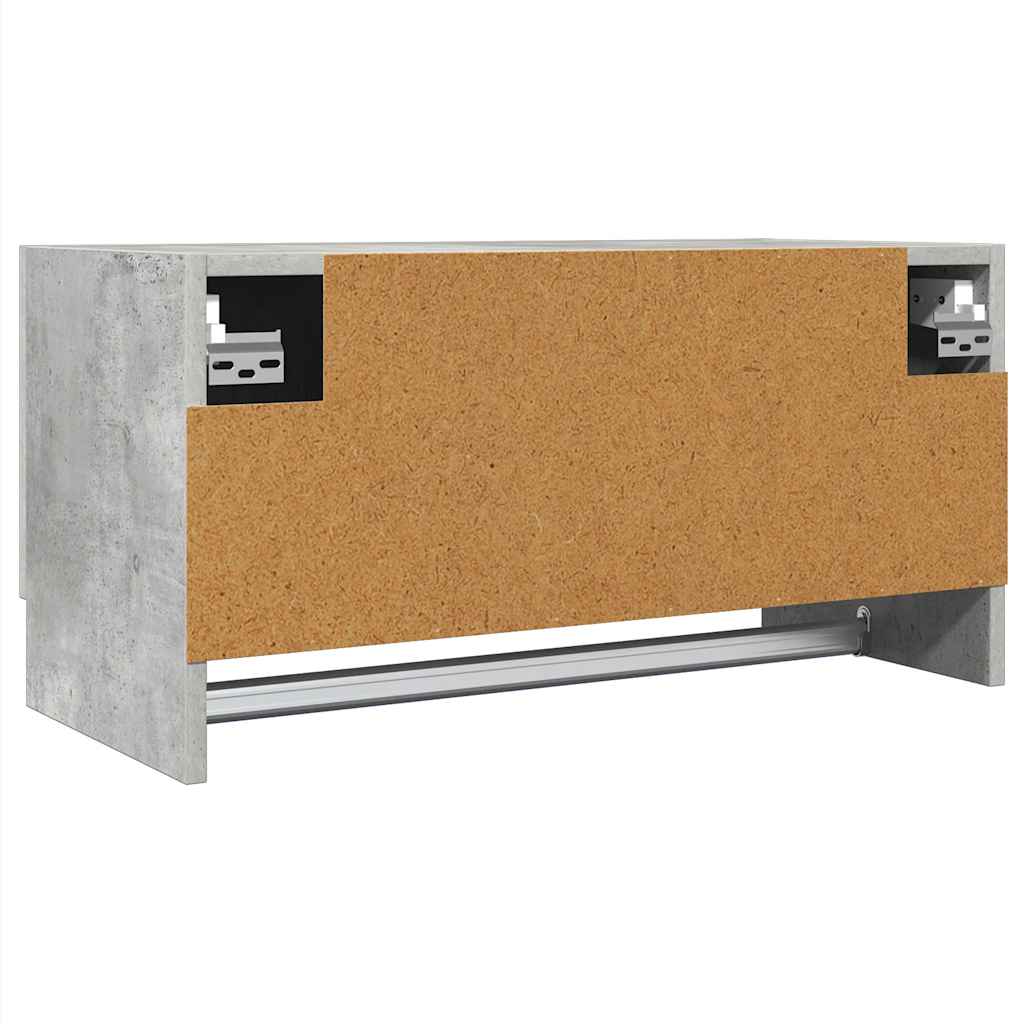 Garderobe betonggrå 70x32,5x35 cm konstruert tre