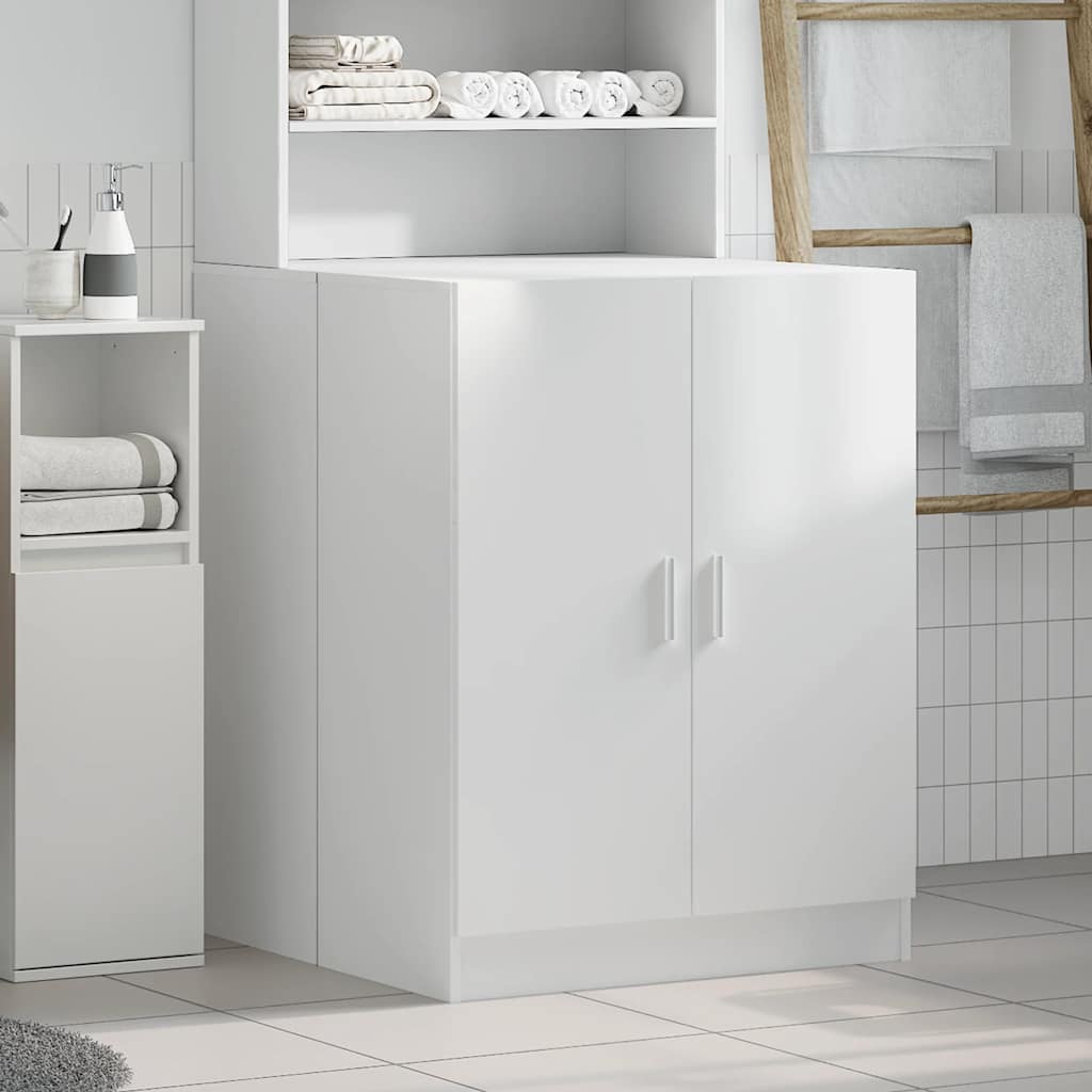 Vaskemaskinskap hvit 71x71,5x91,5 cm vidaXL