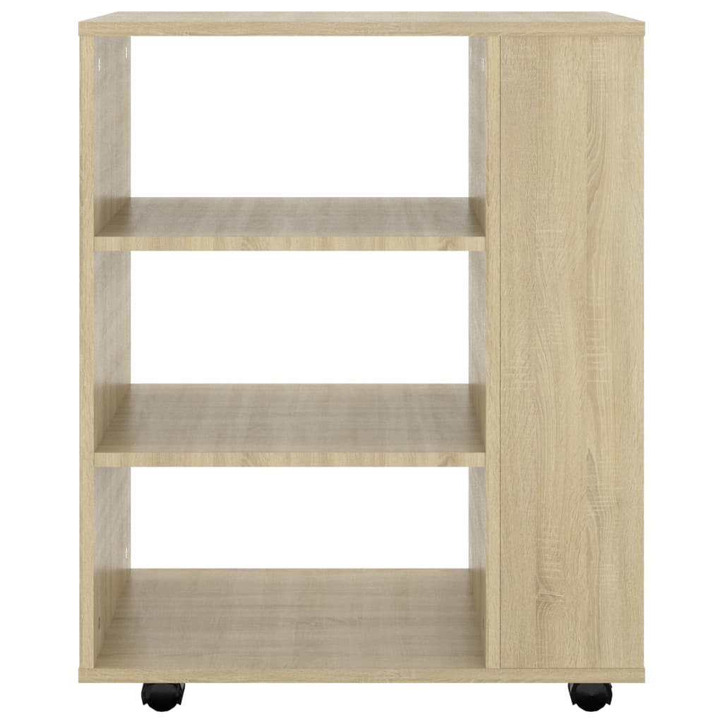 Rulleskap sonoma eik 60x35x75 cm konstruert tre