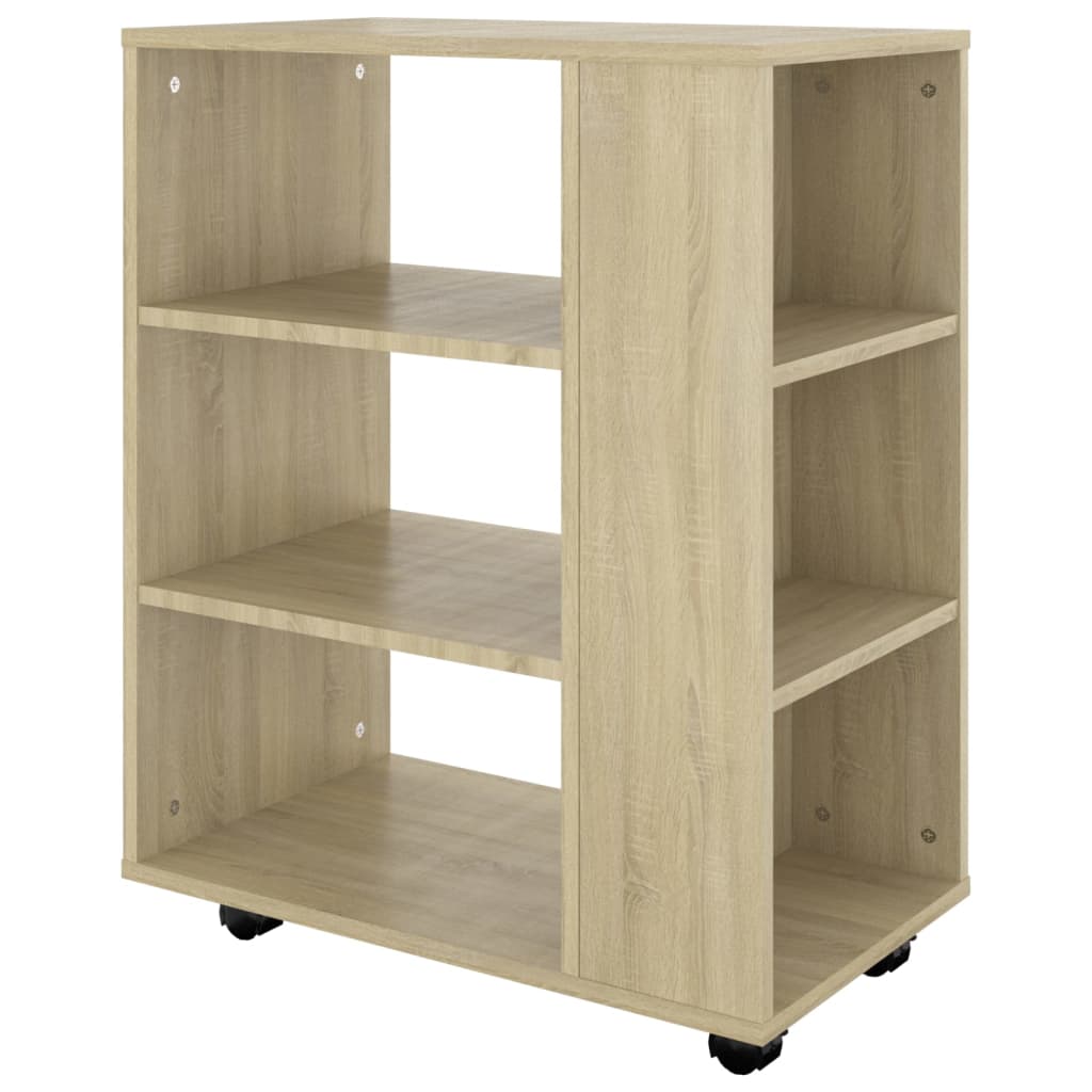 Rulleskap sonoma eik 60x35x75 cm konstruert tre