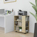 Rulleskap sonoma eik 60x35x75 cm konstruert tre