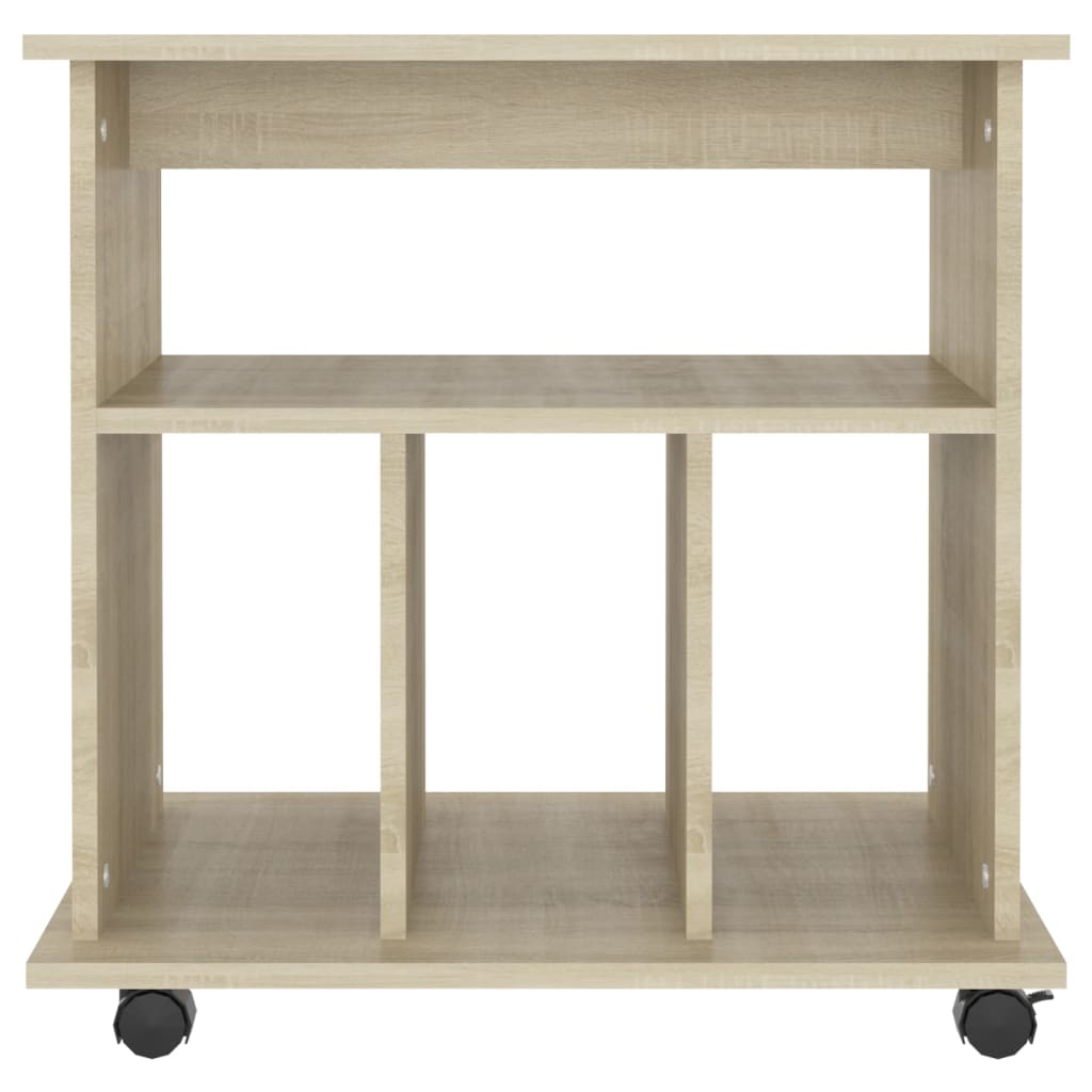 Rulleskap sonoma eik 60x45x60 cm konstruert tre
