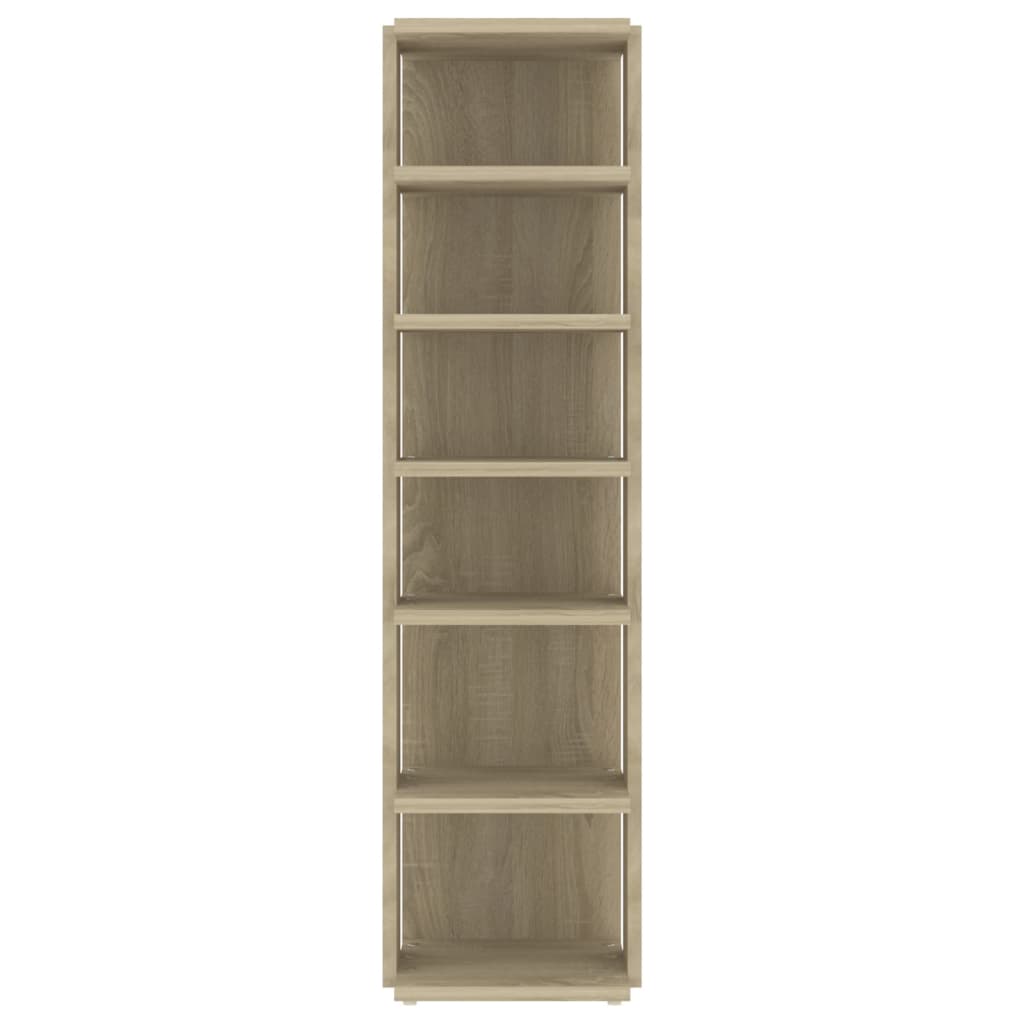 Skoskap sonoma eik 27,5x27x102 cm konstruert tre