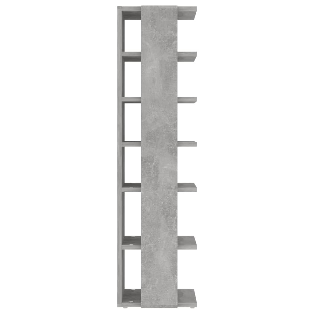 Skoskap betonggrå 27,5x27x102 cm konstruert tre