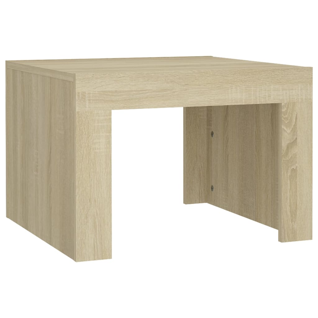 Salongbord sonoma eik 50x50x35 cm konstruert tre