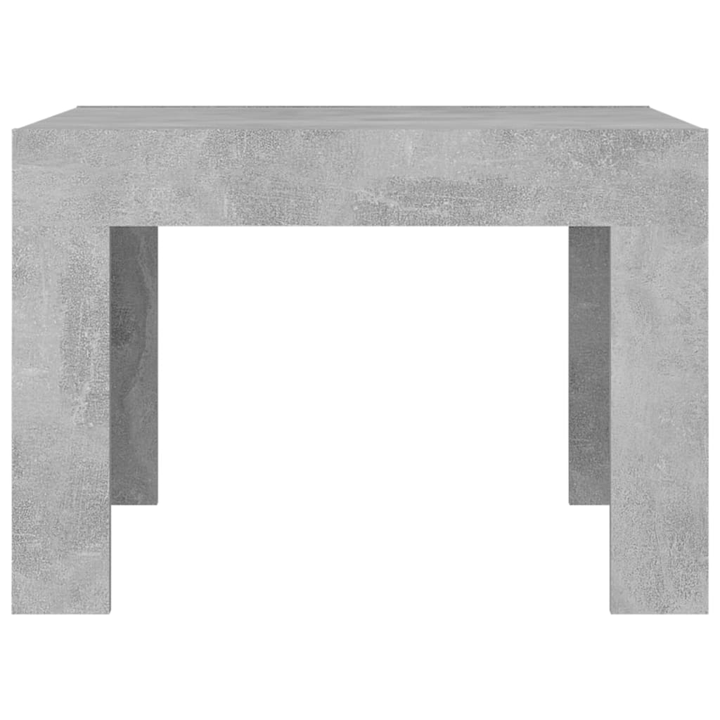 Salongbord betonggrå 50x50x35 cm konstruert tre