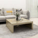 Salongbord sonoma eik 100x100x35 cm konstruert tre