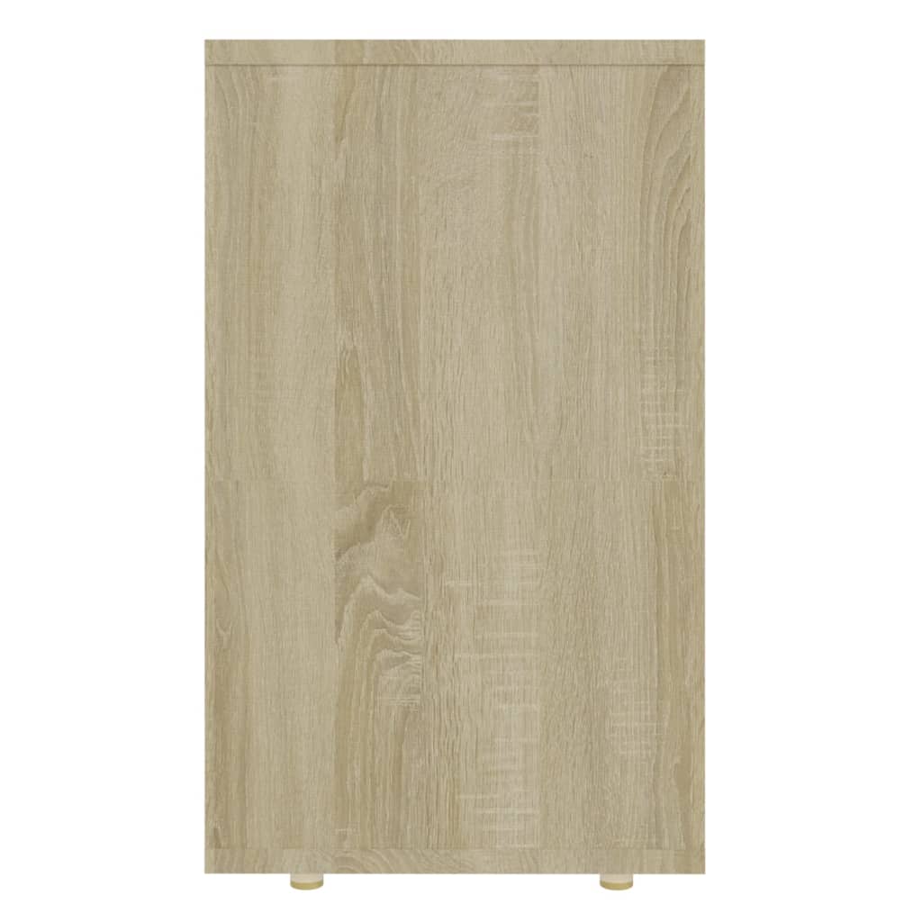 Stablebord 3 stk sonoma eik sponplate