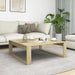 Salongbord sonoma eik 100x100x35 cm konstruert tre