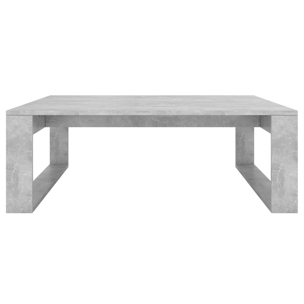 Salongbord betonggrå 100x100x35 cm konstruert tre