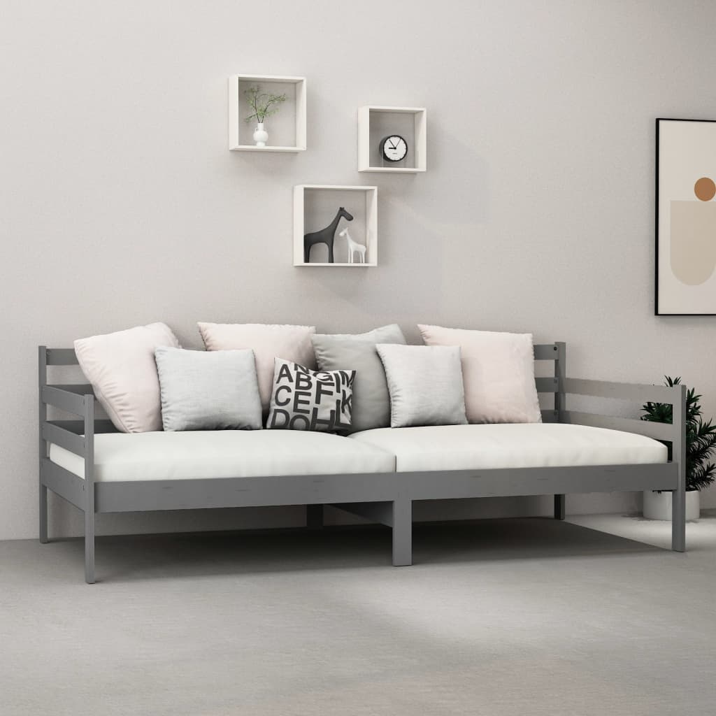 Dagseng grå heltre furu 90x200 cm