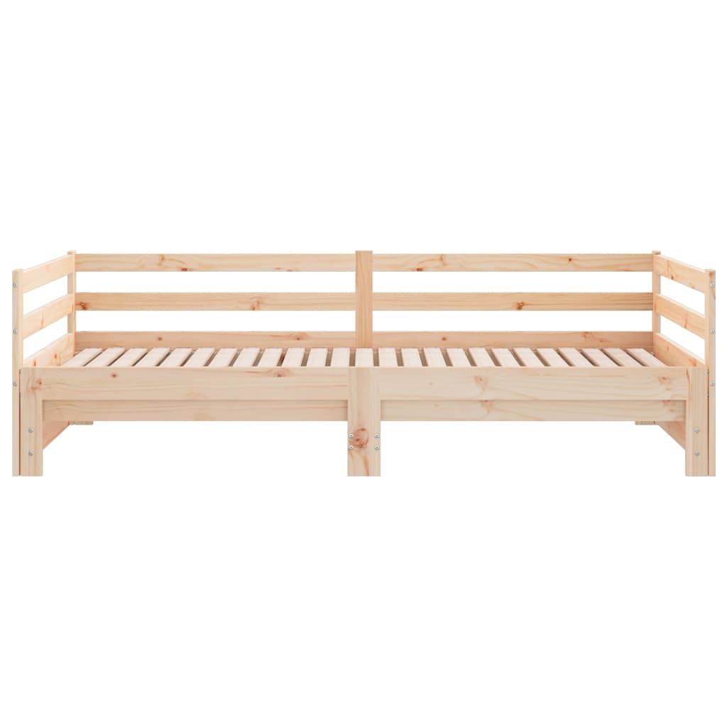 Uttrekkbar dagseng heltre furu 2x(90x200) cm