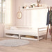Sengeskuffer 2 stk hvit heltre furu