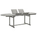 Utendørs spisebord (160-240)x100x75 cm heltre akasie
