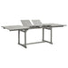 Utendørs spisebord (160-240)x100x75 cm heltre akasie