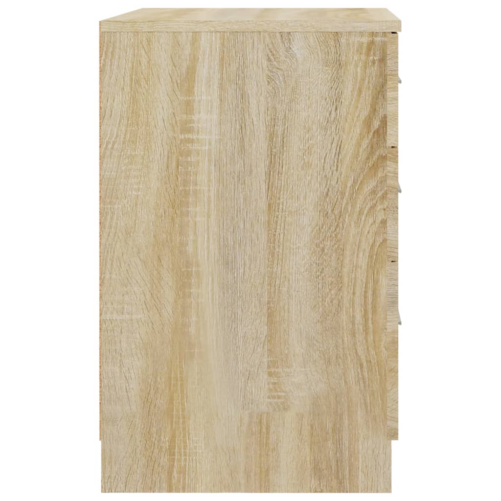 Nattbord sonoma eik 40x40x63 cm konstruert tre