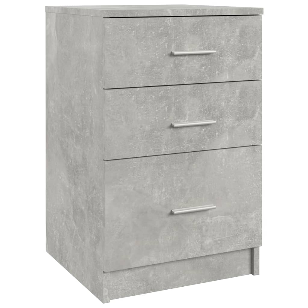 Nattbord betonggrå 40x40x63 cm konstruert tre