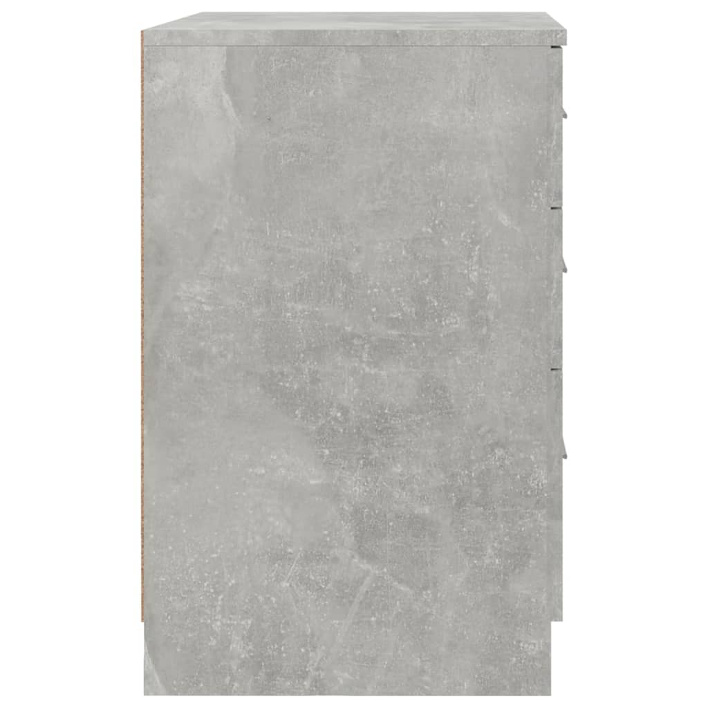 Nattbord betonggrå 40x40x63 cm konstruert tre