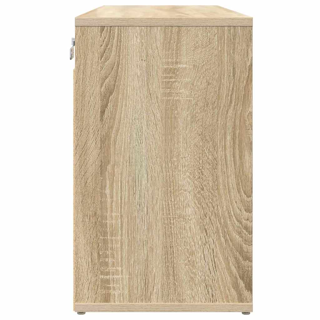 Sko Skap med hylle Sonoma eik 77,5 x 30 x 51 cm Konstruert tre