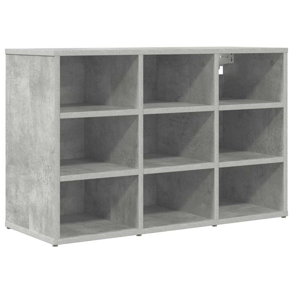 Sko Skap med hylle Betonggrå 77,5 x 30 x 51 cm Konstruert tre