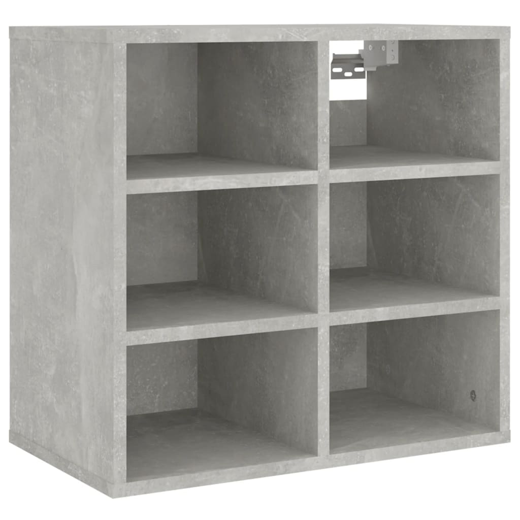 Skoskap betonggrå 52,5x30x50 cm