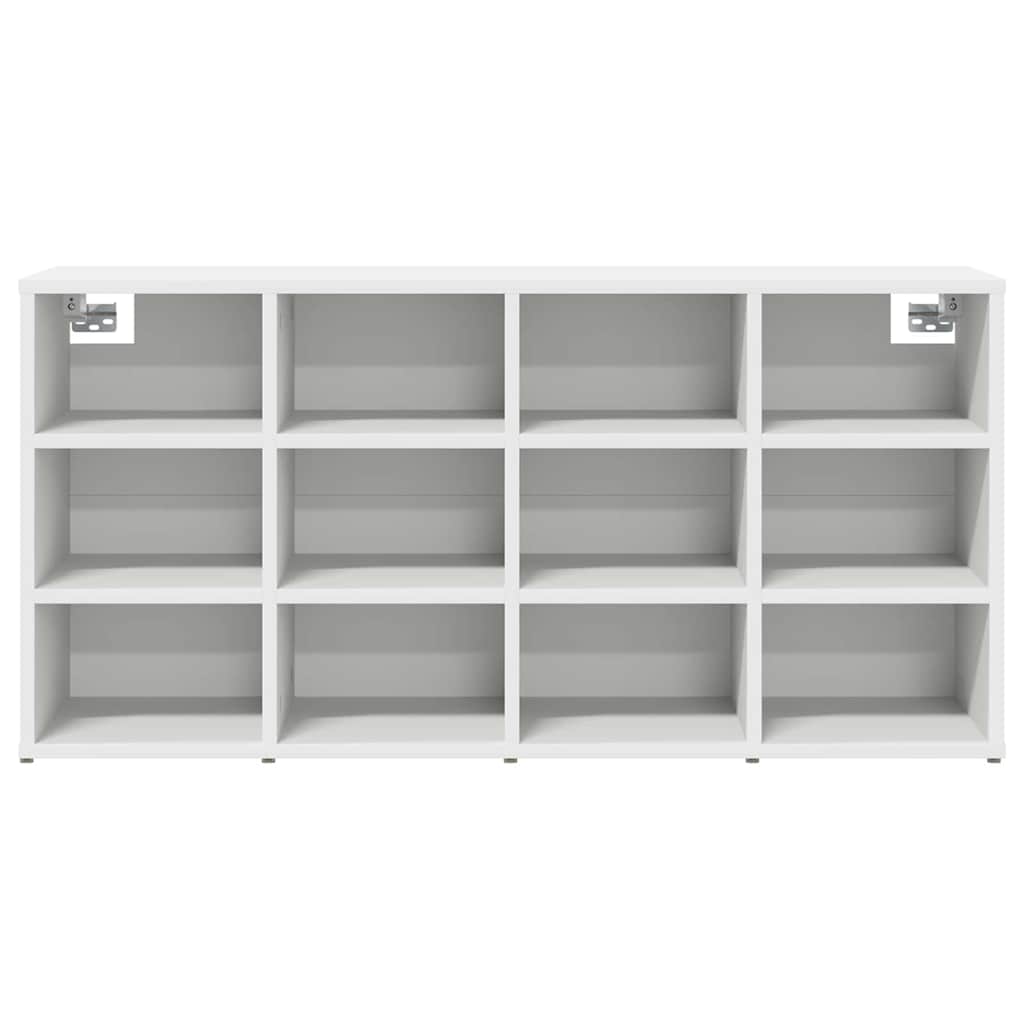 Sko Skap med hylle Hvit 103 x 30 x 51 cm Konstruert tre