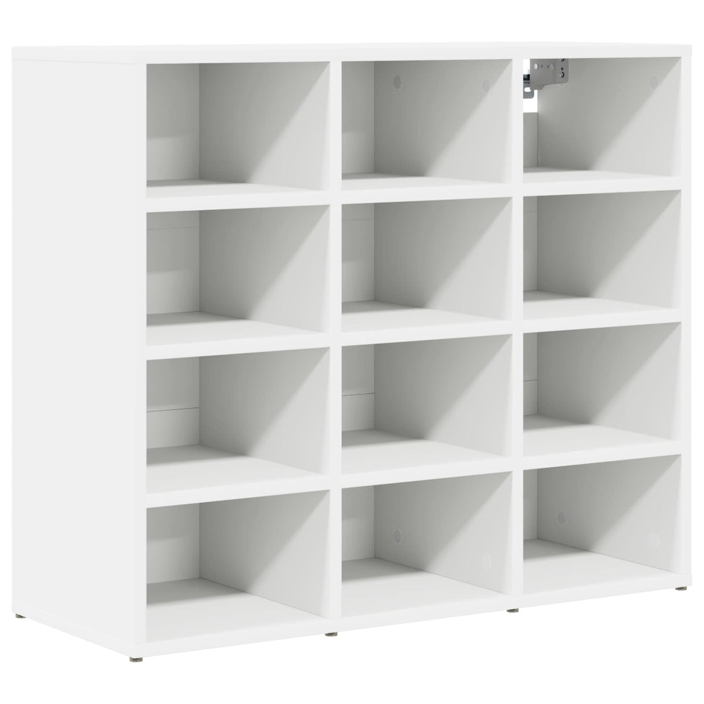Sko Skap med hylle Hvit 77,5 x 30 x 67 cm Konstruert tre
