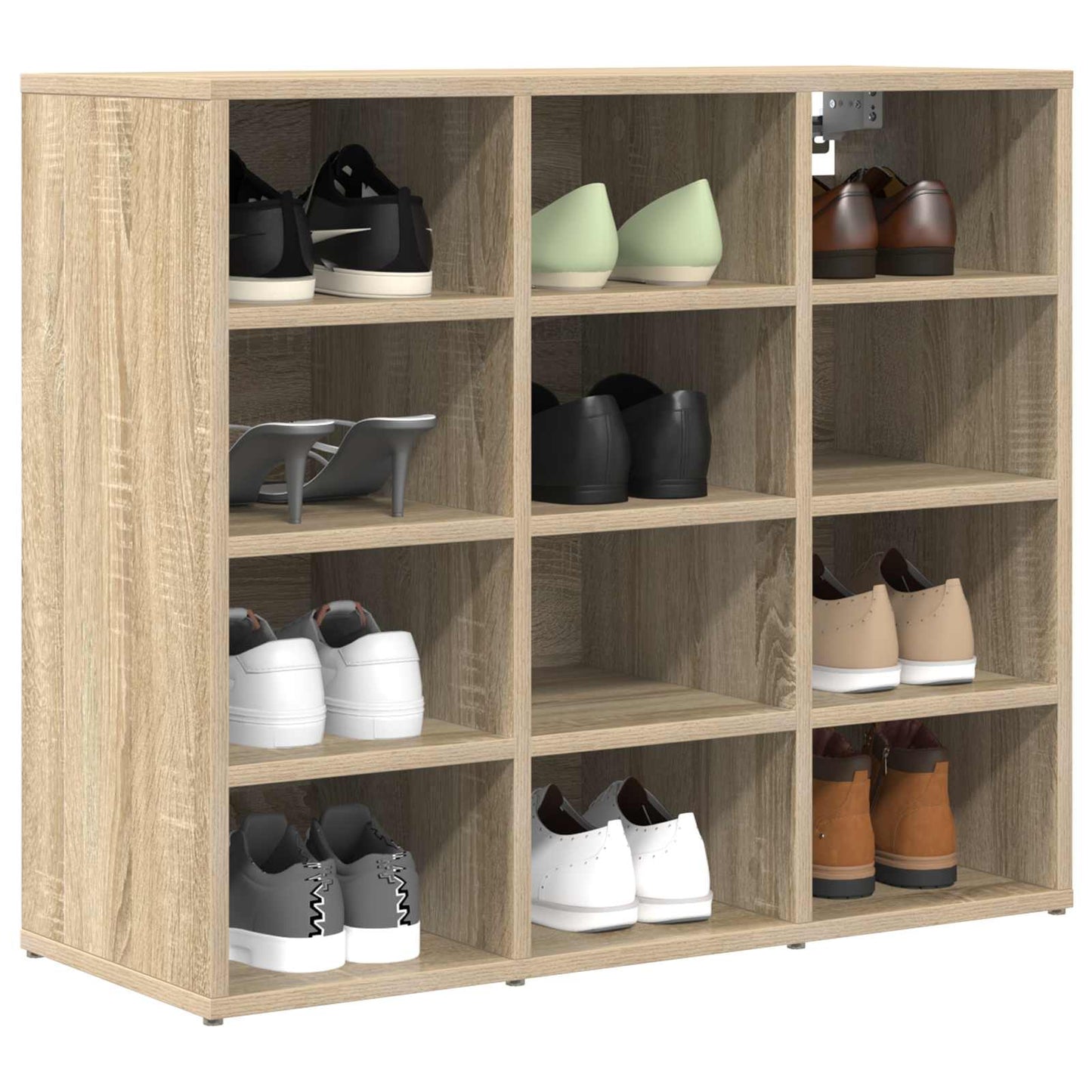 Sko Skap med hylle Sonoma eik 77,5 x 30 x 67 cm Konstruert tre