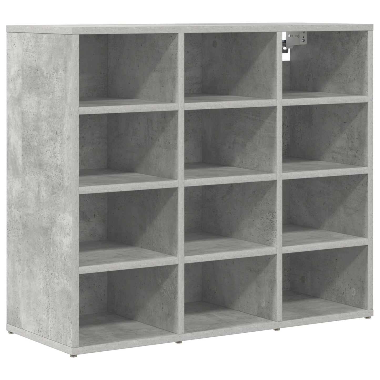 Sko Skap med hylle Betonggrå 77,5 x 30 x 67 cm Konstruert tre