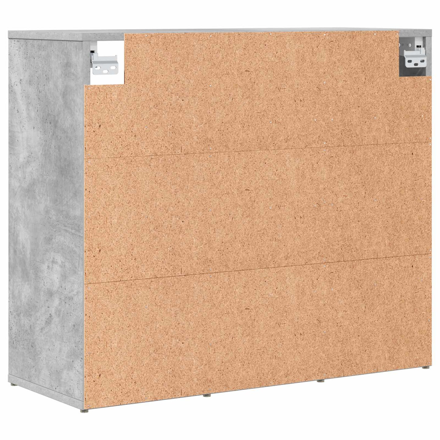 Sko Skap med hylle Betonggrå 77,5 x 30 x 67 cm Konstruert tre
