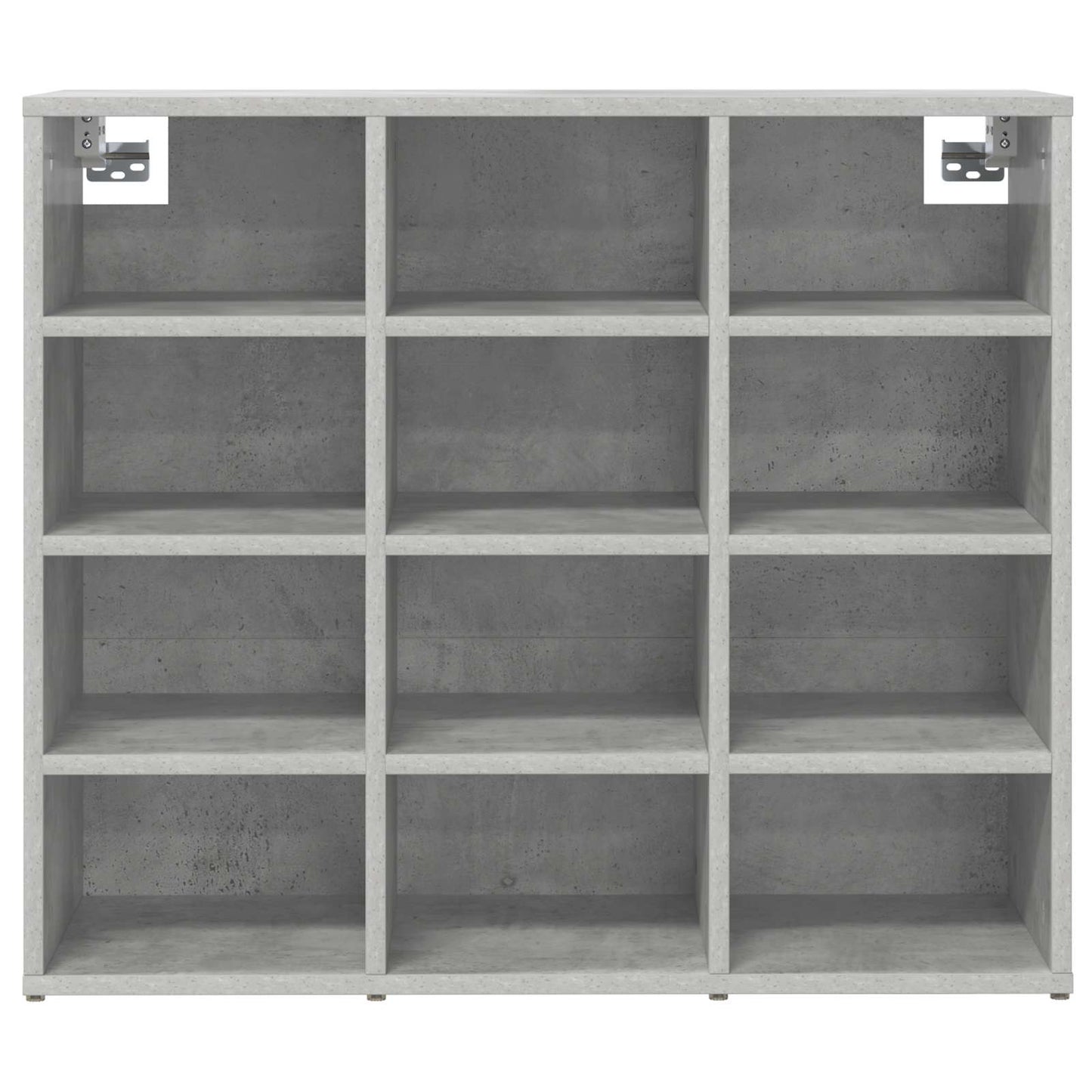 Sko Skap med hylle Betonggrå 77,5 x 30 x 67 cm Konstruert tre