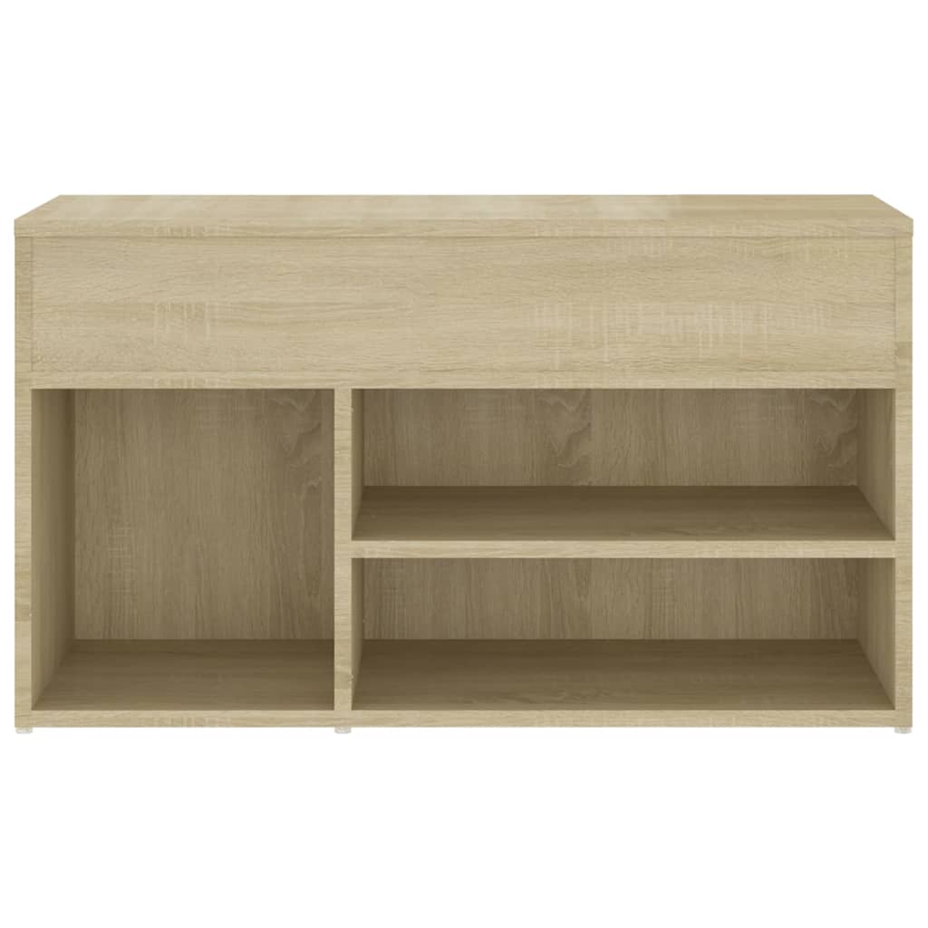 Skobenk sonoma eik 80x30x45 cm konstruert tre