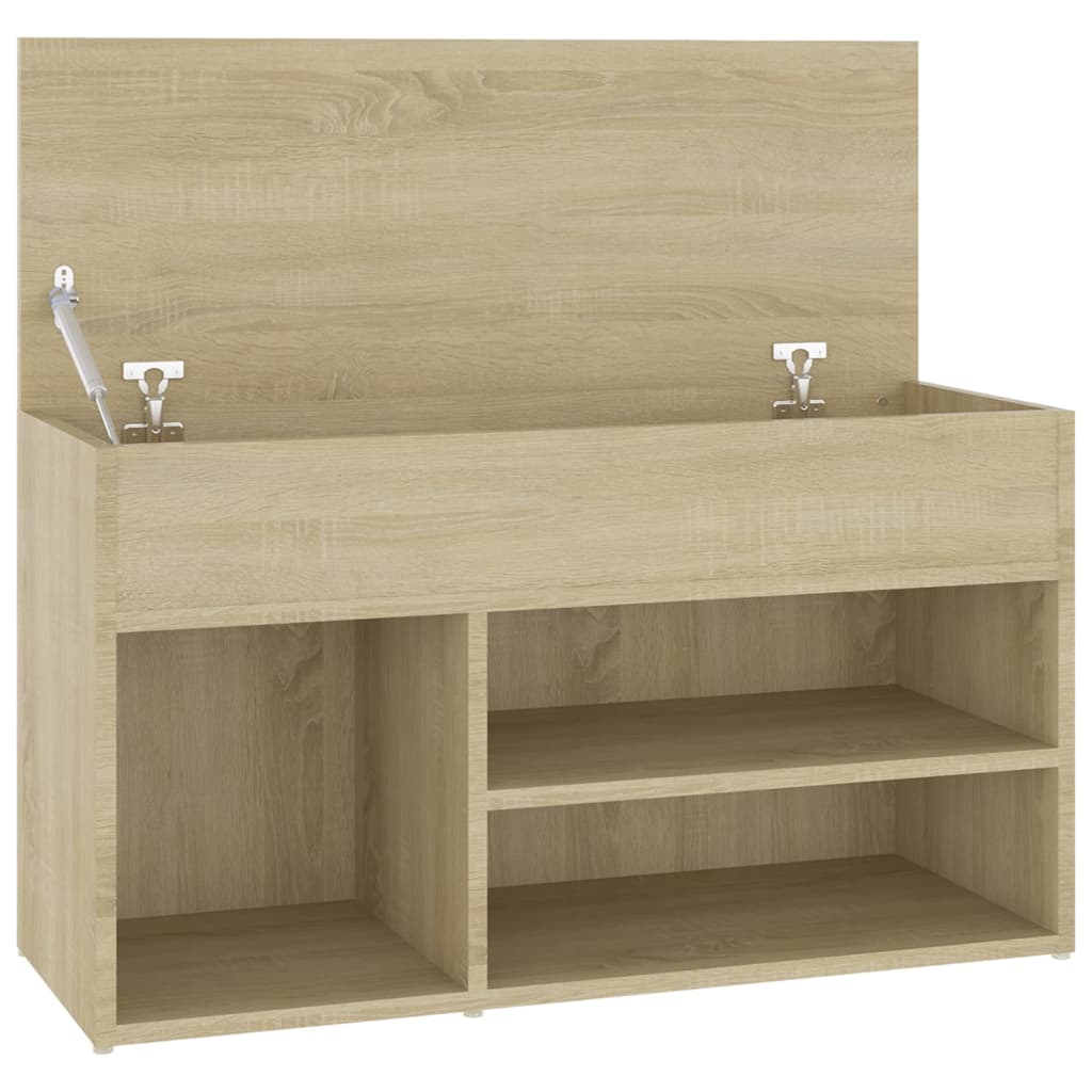 Skobenk sonoma eik 80x30x45 cm konstruert tre