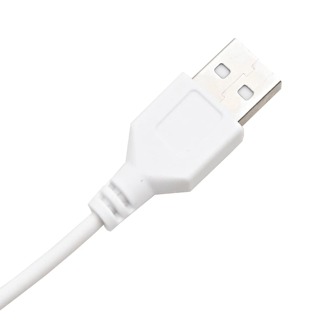 Sminkebord med LED hvit 60x40x140 cm vidaXL