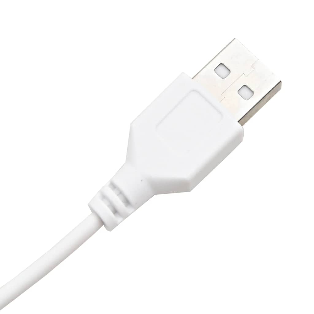 Sminkebord med LED svart 60x40x140 cm