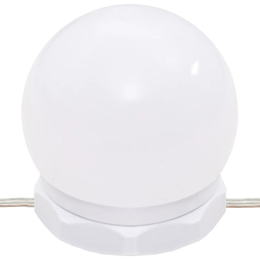 Sminkebord med LED sonoma eik 60x40x140 cm