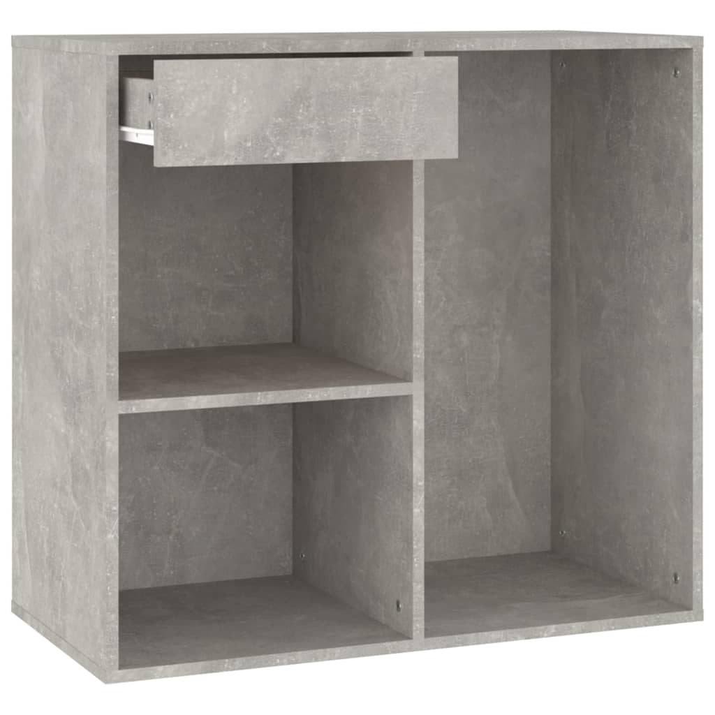 Sminkeskap betonggrå 80x40x75 cm konstruert tre